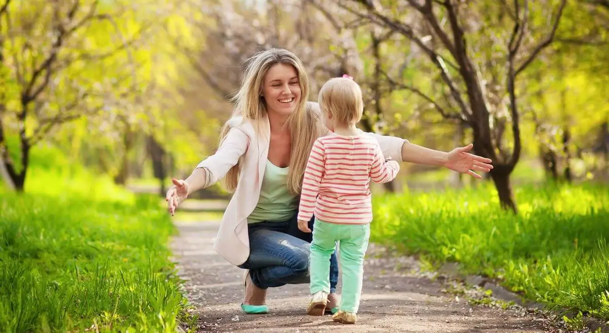 Happy Mother and Toddler